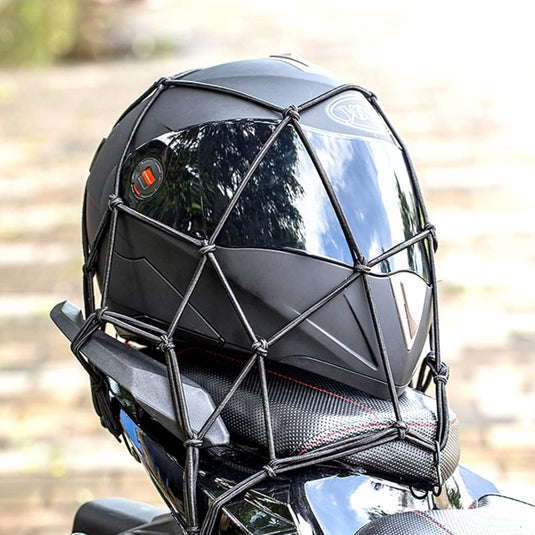 Elastische bagagespanners met haken en bagagenet – 3-delig - happygetfit.com