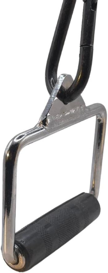 Laad afbeelding in Galerijviewer, Enkele stijgbeugel D-vorm handvat voor kabelmachine Multi Gym bevestiging met rubberen grip - happygetfit.com
