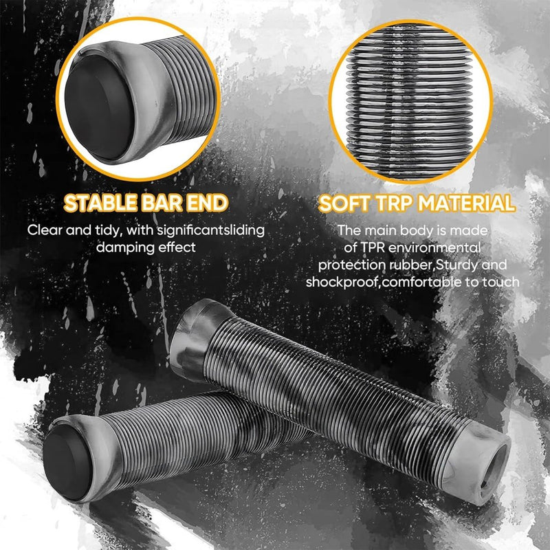 Laad afbeelding in Galerijviewer, Ergonomische fietshandvatten 20-22 mm met einddoppen - happygetfit.com
