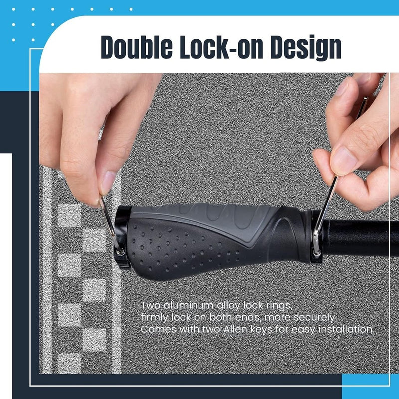 Laad afbeelding in Galerijviewer, Ergonomische fietshandvatten 22 mm voor draaigreepschakeling - happygetfit.com
