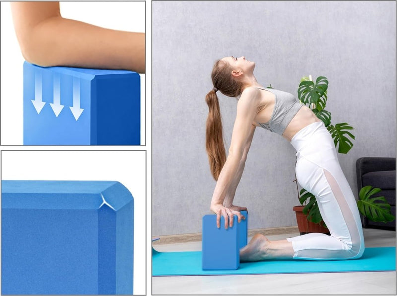Laad afbeelding in Galerijviewer, EXERZ Yoga Blokken 2 stks Gym Bricks - happygetfit.com
