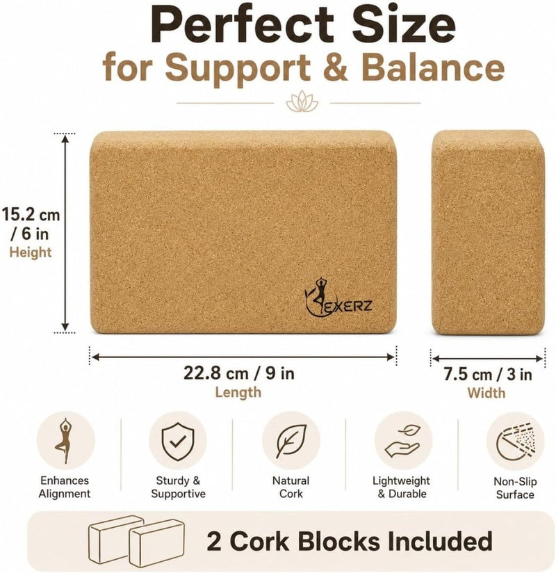 Laad afbeelding in Galerijviewer, EXERZ Yoga Blokken 2 stks Gym Bricks - happygetfit.com

