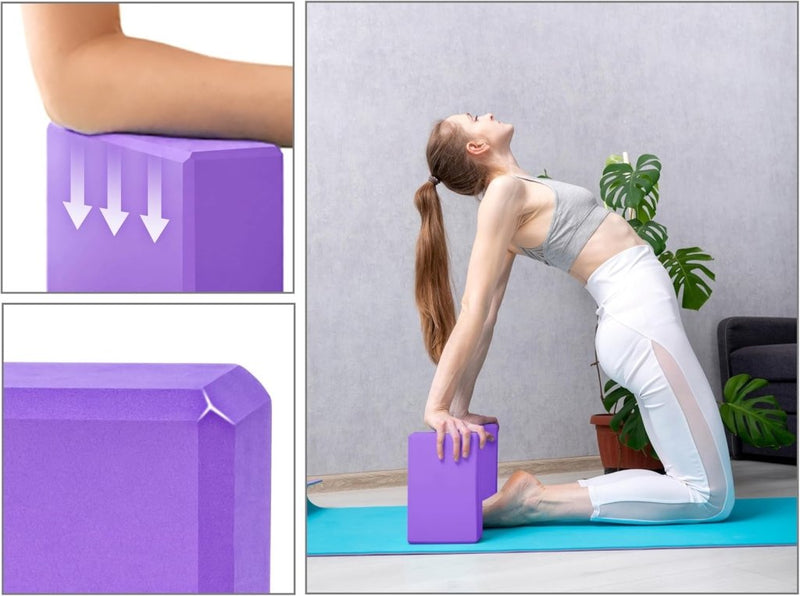 Laad afbeelding in Galerijviewer, EXERZ Yoga Blokken 2 stks Gym Bricks - happygetfit.com
