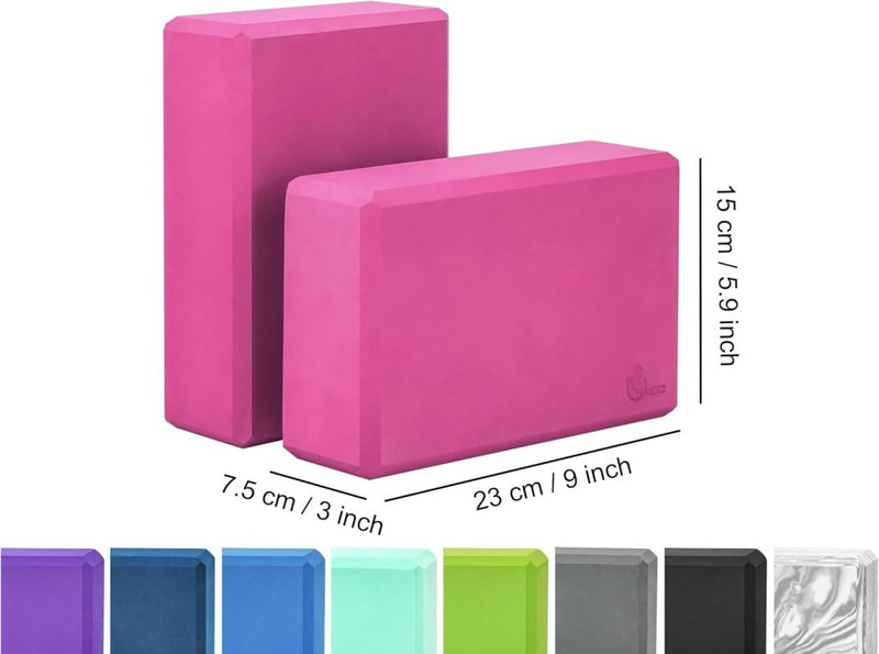 Laad afbeelding in Galerijviewer, EXERZ Yoga Blokken 2 stks Gym Bricks - happygetfit.com
