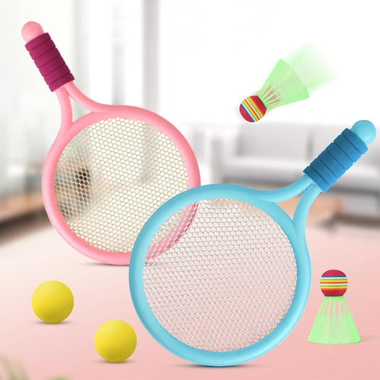 Federball Set Kinder Badminton Set Tennisschläger Spielzeug Geschenkset für Kinder - happygetfit.com