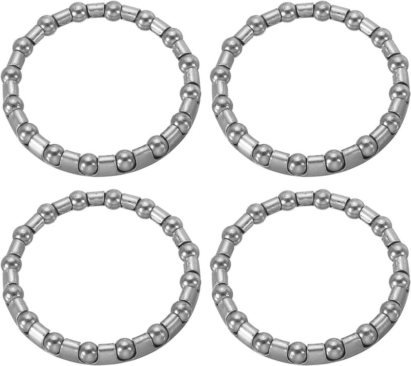 Chargez l'image dans la visionneuse de la galerie, Fiets kogellagers 4 stuks 3/16 inch met 16 kogels van roestvrij staal – fietslagers – fietsonderdelen - happygetfit.com

