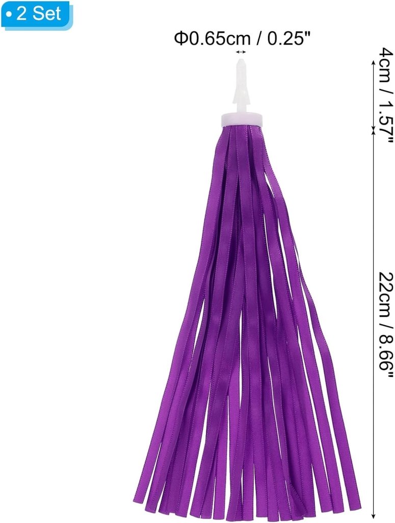 Carica immagine in Galleria Viewer, Fiets stuurkwastjes 2 stuks 22,5 cm – kleurrijke fietslinten – stuurversiering voor kinderfiets driewieler en step - happygetfit.com
