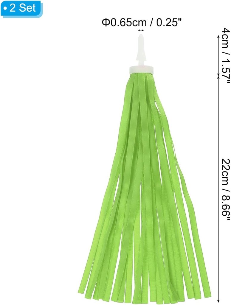 Carica immagine in Galleria Viewer, Fiets stuurkwastjes 2 stuks 22,5 cm – kleurrijke fietslinten – stuurversiering voor kinderfiets driewieler en step - happygetfit.com
