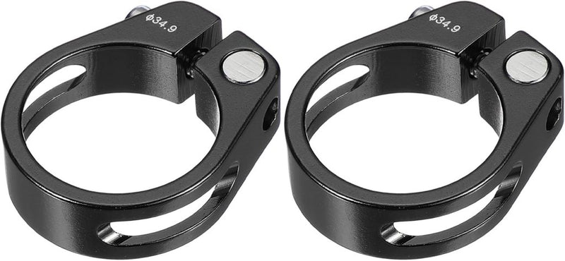 Bild im Galerie-Viewer laden, Fiets zadelpenklem 34,9 mm (2 stuks) - Aluminium zitbuis klem - Zadelpen klem mountainbike &amp; racefiets - happygetfit.com

