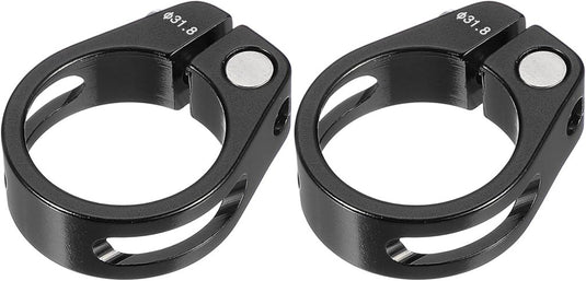 Fiets zadelpenklem 34,9 mm (2 stuks) - Aluminium zitbuis klem - Zadelpen klem mountainbike & racefiets - happygetfit.com