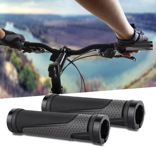 Fietshandvatten set 22 mm zwart antislip - happygetfit.com