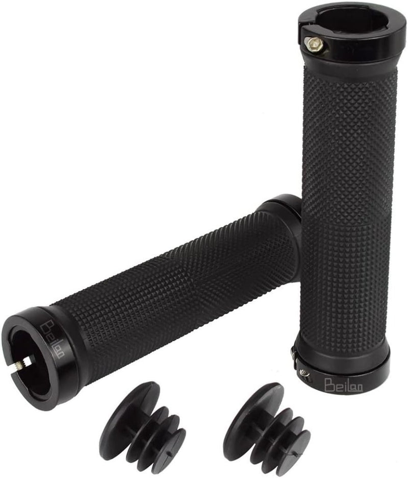 Laad afbeelding in Galerijviewer, Fietshandvatten set 22 mm zwart antislip - happygetfit.com
