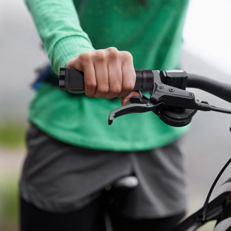 Laad afbeelding in Galerijviewer, Fietshandvatten set 22 mm zwart antislip - happygetfit.com
