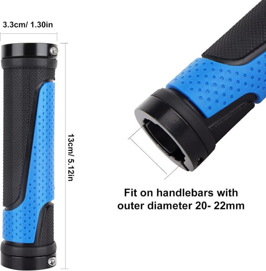 Fietshandvatten set 22 mm zwart antislip - happygetfit.com