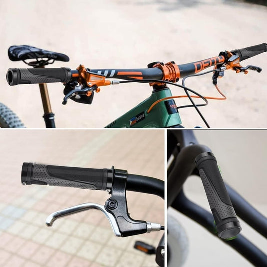 Fietshandvatten set 22 mm zwart antislip - happygetfit.com