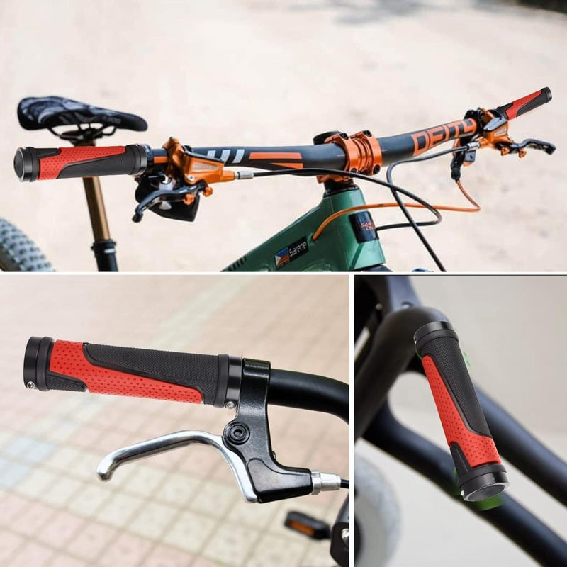 Laad afbeelding in Galerijviewer, Fietshandvatten set 22 mm zwart antislip - happygetfit.com
