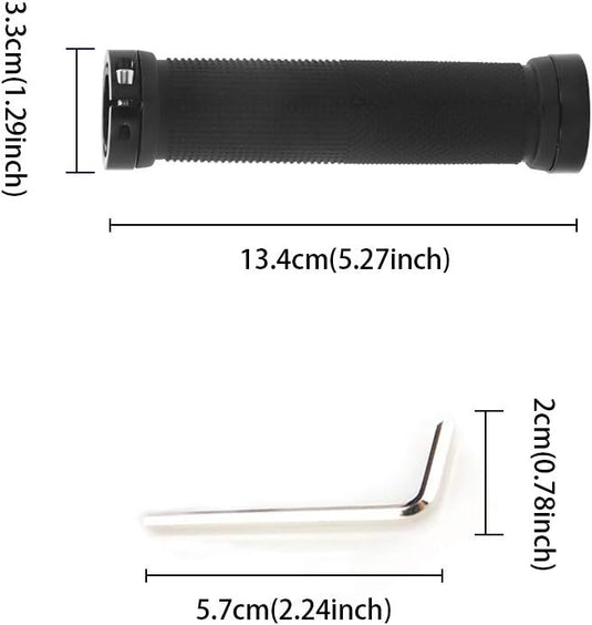 Fietshandvatten set 22 mm zwart antislip - happygetfit.com