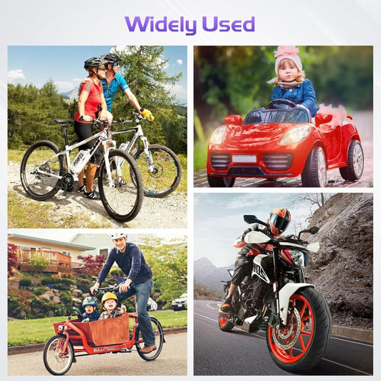 Fietsketting, diefstalbeveiliging met 2 sleutels, diefstalslot voor fiets, scooter, met waterdicht deksel, kettingslot voor fiets, motorfiets, scooter (paars, 4 x 1200 mm) - happygetfit.com