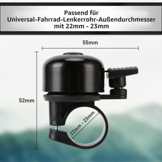 Fietsklingel 120 dB compact en waterbestendig – fietsbel – fietsklingel - happygetfit.com