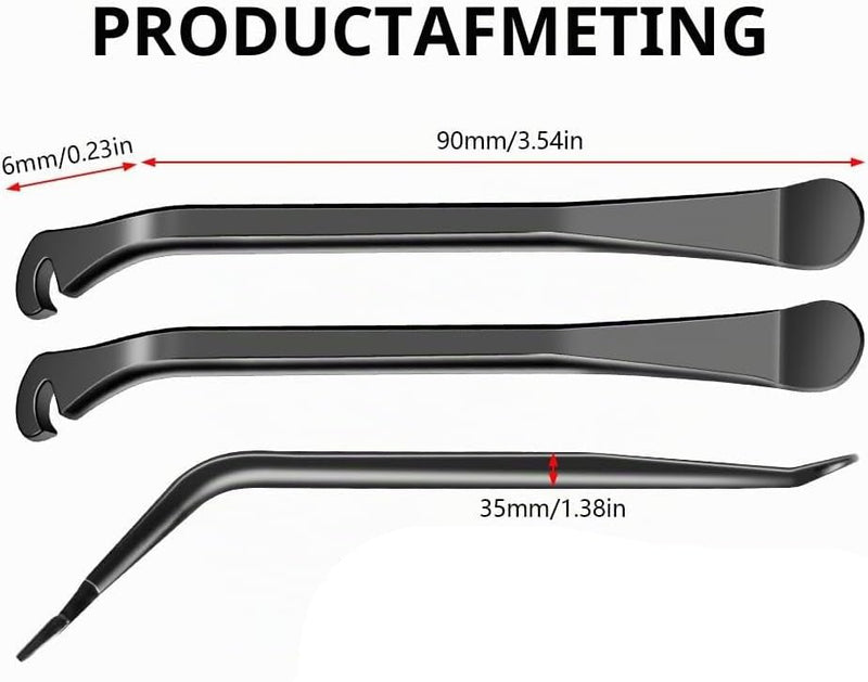 Charger l’image dans la visionneuse de galerie, Fietsreparatieset 5-delig met 3 stalen bandenlichters en 2 spaaksleutels voor fietswielen – fietsgereedschap – bandenreparatie - happygetfit.com
