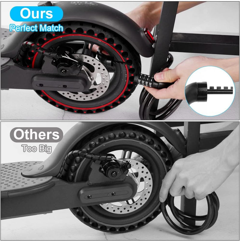 Chargez l'image dans la visionneuse de la galerie, Fietsslot met schijfremslot en kabel 130 cm zwart - happygetfit.com
