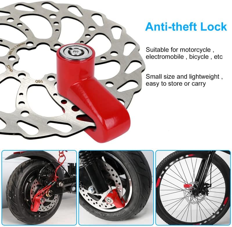 Chargez l'image dans la visionneuse de la galerie, Fietsslot met schijfremslot en kabel 130 cm zwart - happygetfit.com
