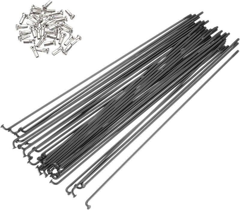 Chargez l'image dans la visionneuse de la galerie, Fietsspaken 36 stuks 14G 170 x 2 mm van roestvrij staal met messing nippels – J-bend spaken – fietsonderdelen - happygetfit.com
