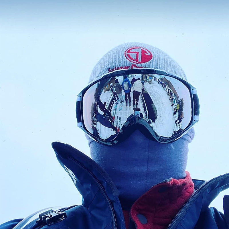 Load image into Gallery viewer, Findway Skibril,Skibrillen Dames Heren Volwassenen voor Brildragers OTG,UV Bescherming Anti Mist Ski Goggles Bolvormige Spiegel - happygetfit.com
