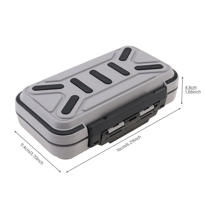 Laad afbeelding in Galerijviewer, Fishing Tackle Storage Box, Double Sided Waterproof, 16 Compartments, Fishing Lure Box Storage Containers (Black) - happygetfit.com
