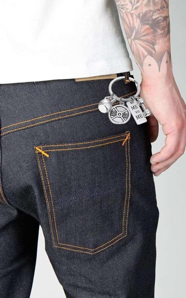 Chargez l'image dans la visionneuse de la galerie, Fitness sleutelhangers set van 2 met sportbedels - happygetfit.com
