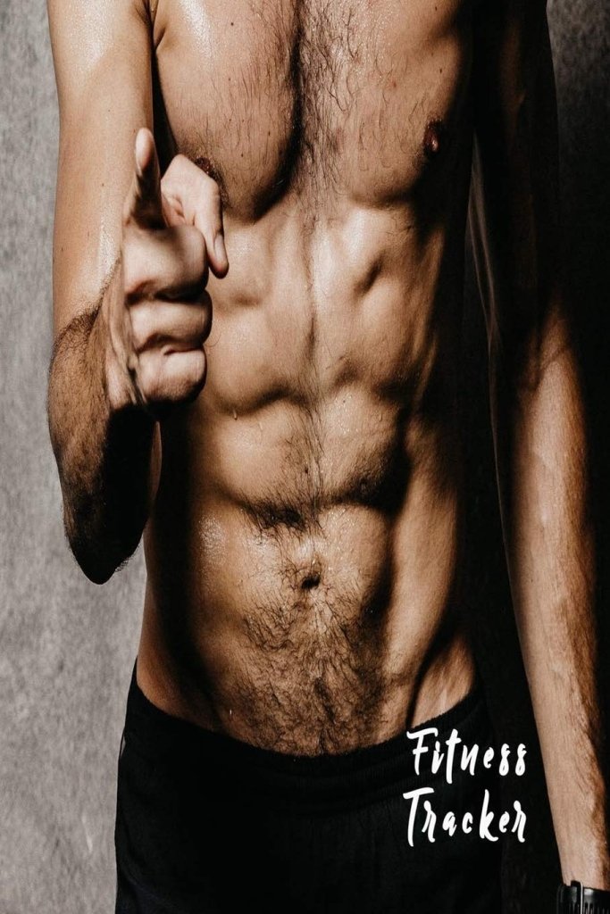 Load image into Gallery viewer, Fitness Tracker: Log Book Undated Daily Training Gym or Outdoor Workout Journal Notebook 6in by 9 in . Monday To Sunday. Log Cardio &amp; Strength for Man. (Fiteness Tracker) - happygetfit.com
