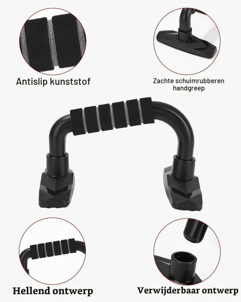 Załaduj obraz do przeglądarki galerii, Fitness trainingsset 6-in-1 met ab roller springtouw en push-up bars – fitness set – buikspiertrainer - happygetfit.com

