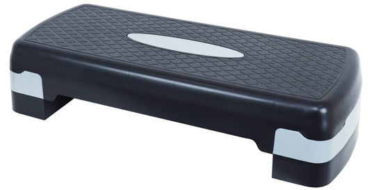 Fitvids Aerobic Step Platform Trainer with Adjustable 2-Level Risers, 400 Pound Weight Capacity – Non-Slip Exercise Stepper - happygetfit.com