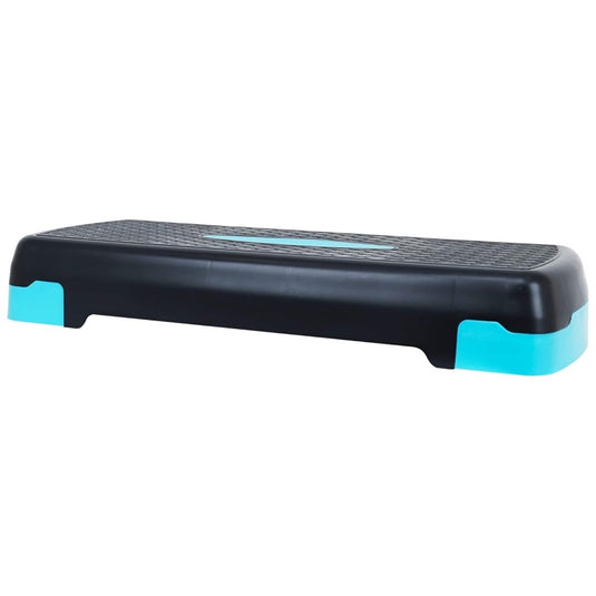 Fitvids Aerobic Step Platform Trainer with Adjustable 2-Level Risers, 400 Pound Weight Capacity – Non-Slip Exercise Stepper - happygetfit.com
