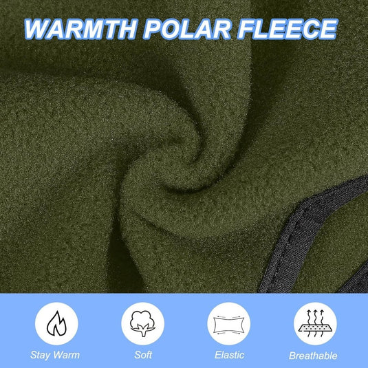 Fleece oorwarmers 2 stuks – warme sporthoofdbanden – hardloop fiets accessoires - happygetfit.com