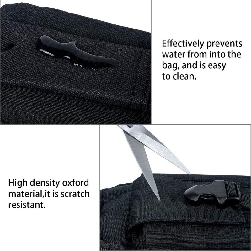 Laad afbeelding in Galerijviewer, flintronic Tactische Heuptassen, Molle EDC Pouch, Outdoor Heuptas+Haak, Utility Gadget Riemtas met Mobiele Telefoon Holster voor Sport, Wandelen, Kamperen, Reizen-Zwart - happygetfit.com
