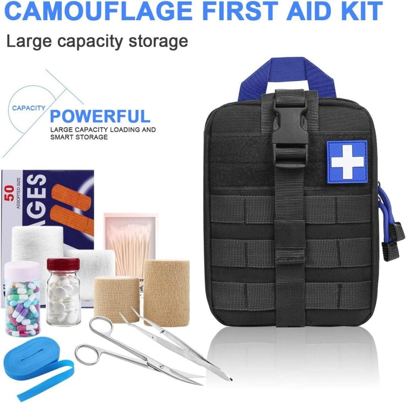 Laad afbeelding in Galerijviewer, flintronic Tactische Heuptassen, Molle EDC Pouch, Outdoor Heuptas+Haak, Utility Gadget Riemtas met Mobiele Telefoon Holster voor Sport, Wandelen, Kamperen, Reizen-Zwart - happygetfit.com
