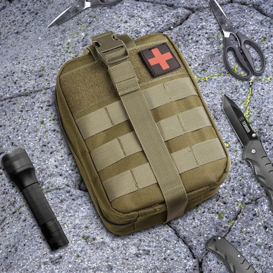 flintronic Tactische Heuptassen, Molle EDC Pouch, Outdoor Heuptas+Haak, Utility Gadget Riemtas met Mobiele Telefoon Holster voor Sport, Wandelen, Kamperen, Reizen-Zwart - happygetfit.com