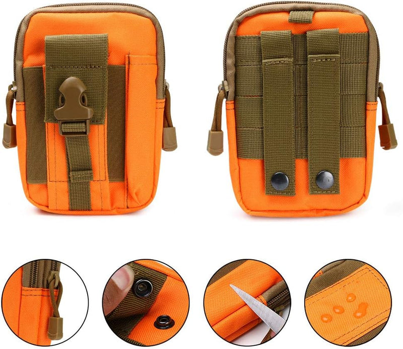 Laad afbeelding in Galerijviewer, flintronic Tactische Heuptassen, Molle EDC Pouch, Outdoor Heuptas+Haak, Utility Gadget Riemtas met Mobiele Telefoon Holster voor Sport, Wandelen, Kamperen, Reizen-Zwart - happygetfit.com
