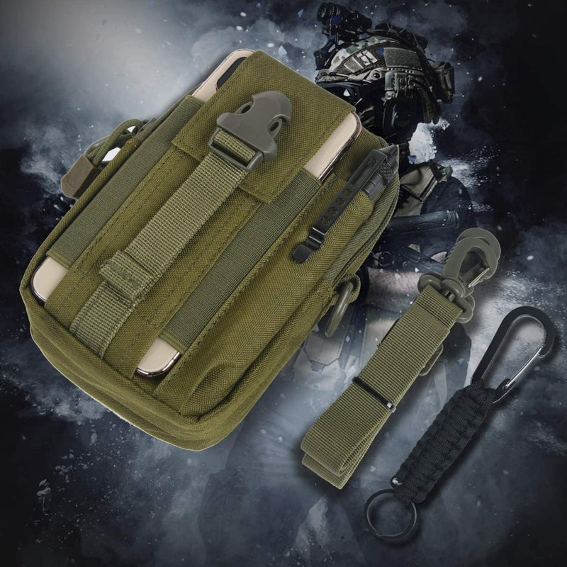 Laad afbeelding in Galerijviewer, flintronic Tactische Heuptassen, Molle EDC Pouch, Outdoor Heuptas+Haak, Utility Gadget Riemtas met Mobiele Telefoon Holster voor Sport, Wandelen, Kamperen, Reizen-Zwart - happygetfit.com
