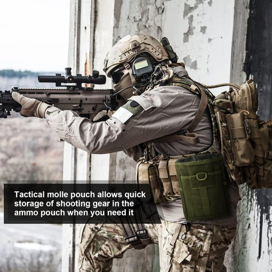flintronic Tactische Heuptassen, Molle EDC Pouch, Outdoor Heuptas+Haak, Utility Gadget Riemtas met Mobiele Telefoon Holster voor Sport, Wandelen, Kamperen, Reizen-Zwart - happygetfit.com