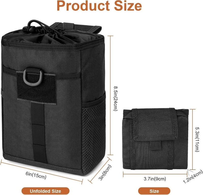 Laad afbeelding in Galerijviewer, flintronic Tactische Heuptassen, Molle EDC Pouch, Outdoor Heuptas+Haak, Utility Gadget Riemtas met Mobiele Telefoon Holster voor Sport, Wandelen, Kamperen, Reizen-Zwart - happygetfit.com

