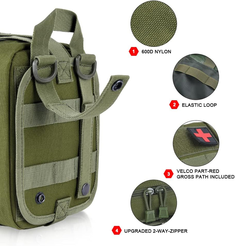 Laad afbeelding in Galerijviewer, flintronic Tactische Heuptassen, Molle EDC Pouch, Outdoor Heuptas+Haak, Utility Gadget Riemtas met Mobiele Telefoon Holster voor Sport, Wandelen, Kamperen, Reizen-Zwart - happygetfit.com
