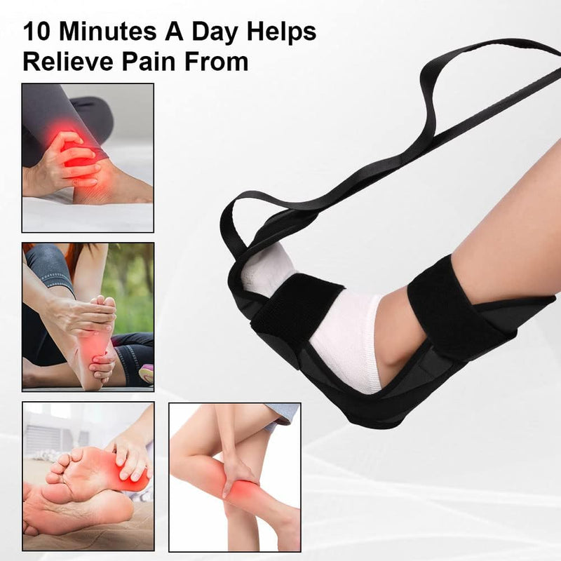 Load image into Gallery viewer, flintronic Yoga-stretchband, stretchband met 7 lussen, yoga stretchriem, zeer elastisch gymnastiekband met TPE-spanbanden, oefenlus voor het rekken van de beenspieren - happygetfit.com
