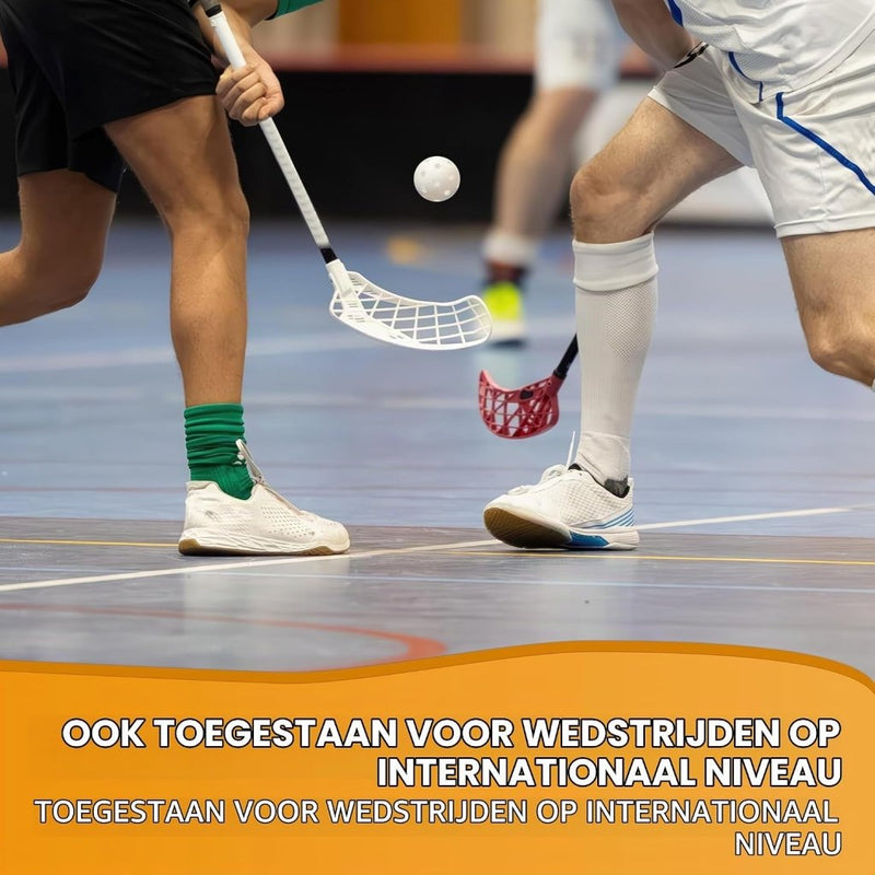 Bild im Galerie-Viewer laden, Floorballballen 24 stuks 72 mm van kunststof met 26 gaten en IFF-goedkeuring – unihockeyballen – zaalhockey - happygetfit.com
