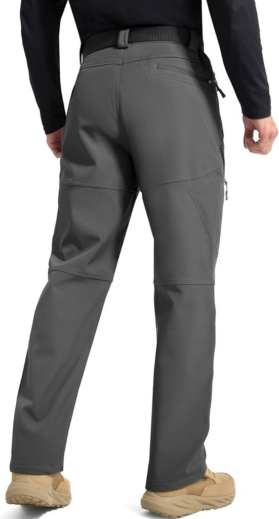 Load image into Gallery viewer, Free Soldier Winterskibroek voor heren, waterdicht, winddicht, softshell, gevoerd met fleece, voor wandelen. - happygetfit.com

