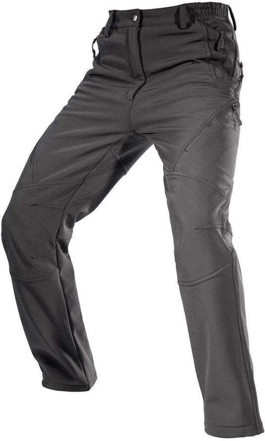 Free Soldier Winterskibroek voor heren, waterdicht, winddicht, softshell, gevoerd met fleece, voor wandelen. - happygetfit.com