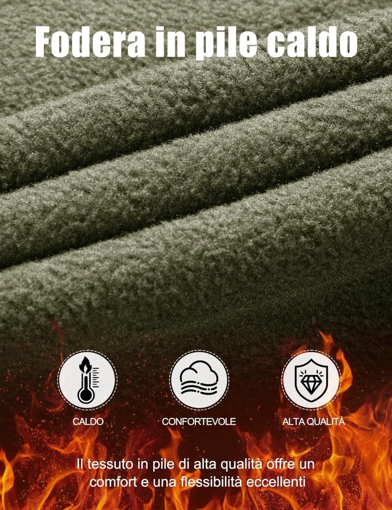 Load image into Gallery viewer, Free Soldier Winterskibroek voor heren, waterdicht, winddicht, softshell, gevoerd met fleece, voor wandelen. - happygetfit.com
