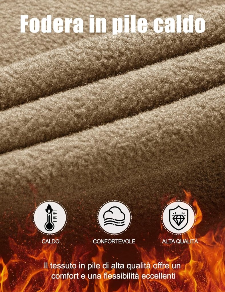 Load image into Gallery viewer, Free Soldier Winterskibroek voor heren, waterdicht, winddicht, softshell, gevoerd met fleece, voor wandelen. - happygetfit.com
