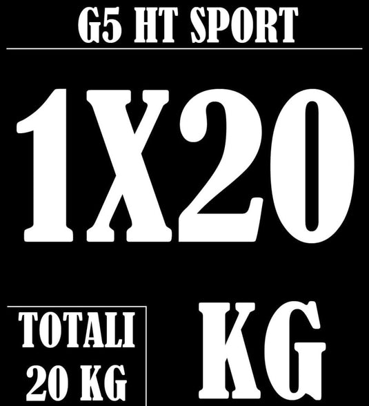 G5 HT SPORT Halterschijven van gietijzer, gatdiameter: 25 mm, voor sportschool en thuisgymnastiek, 0,5 tot 20 kg, voor halters en lange halters - happygetfit.com
